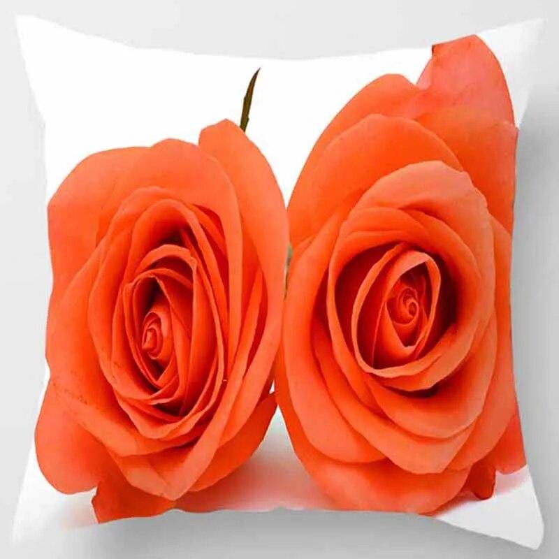 Чехол для подушки с принтом желтой розы для дома, гостиной, дивана, спальни, украшения автомобиля, наволочка