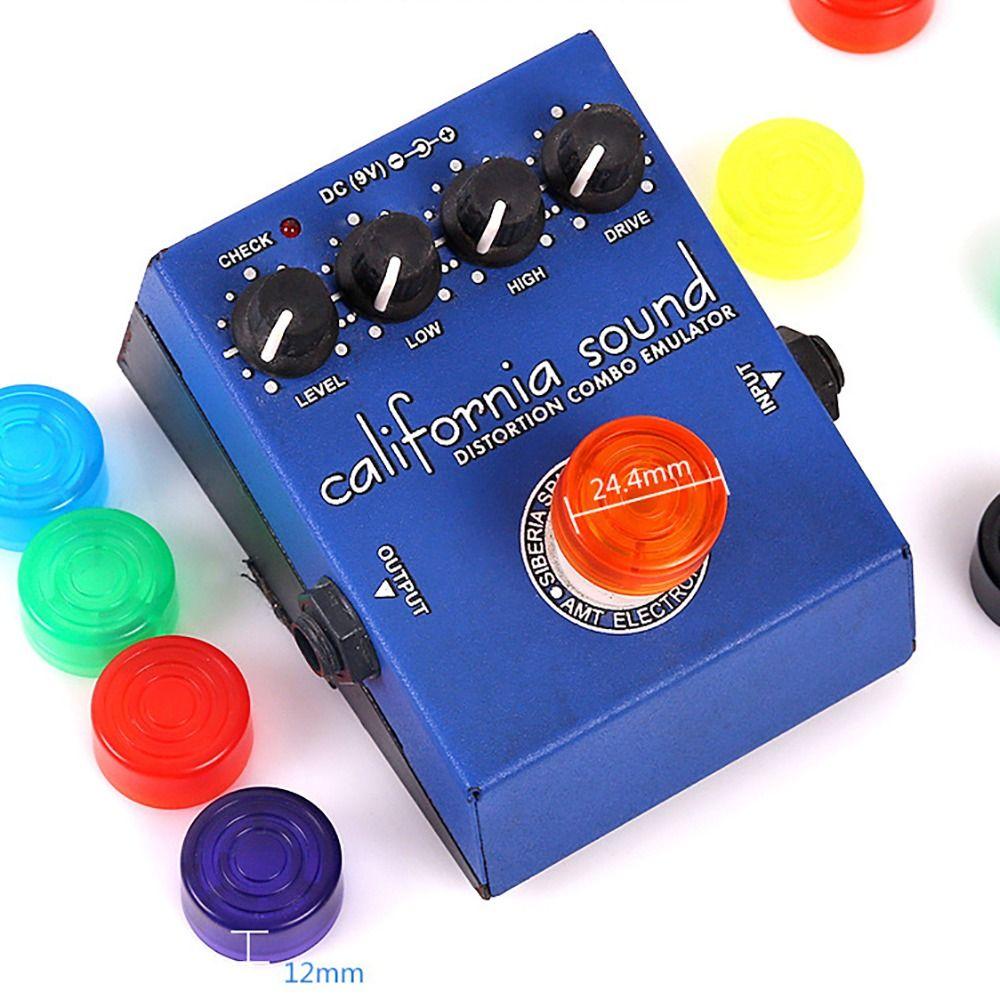 Части для гитарных эффектов Накладка на футсвитч из АБС-пластика Ручки для гитарной педали стомпбокса Гитара