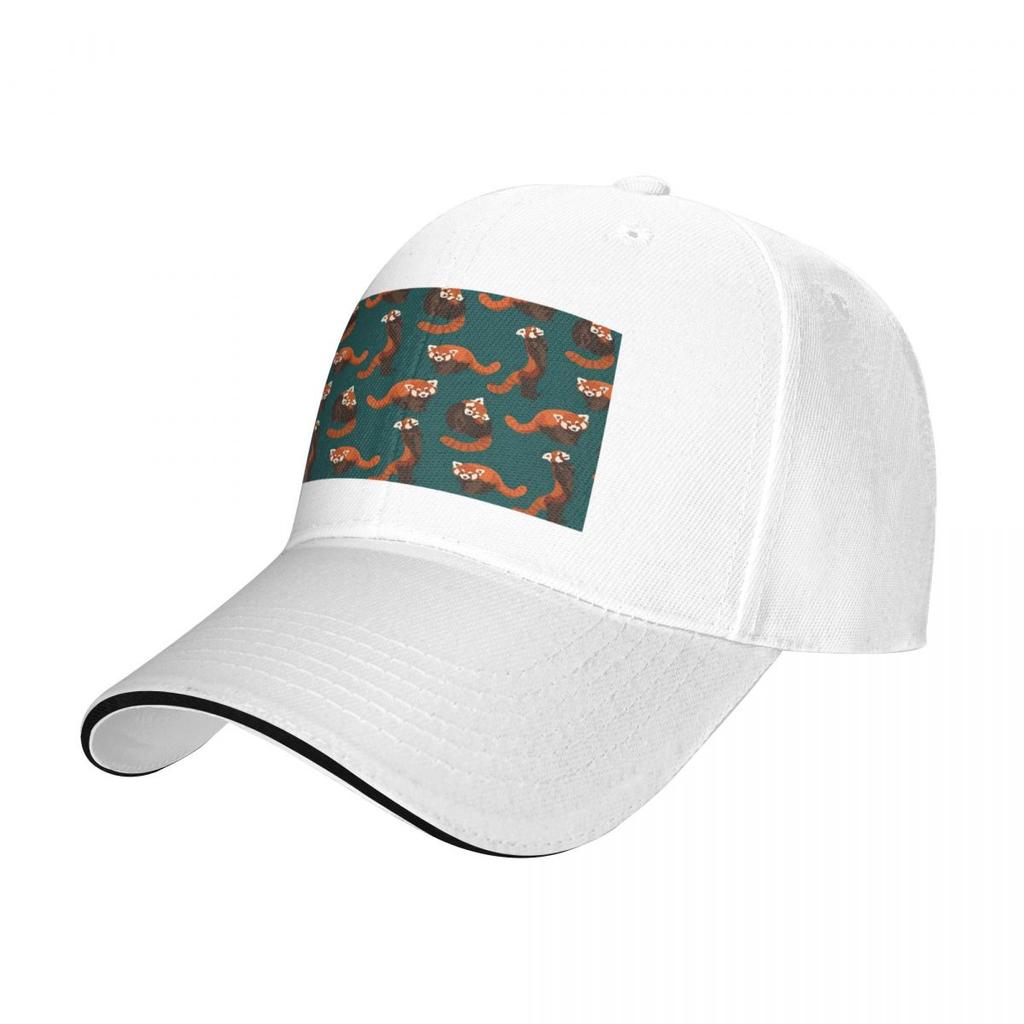 Red Panda Pattern Cotton Baseball Cap For And Fashion Soft Top Casual Retro Snapback Hat Unisex Peaked Cap Adjustable