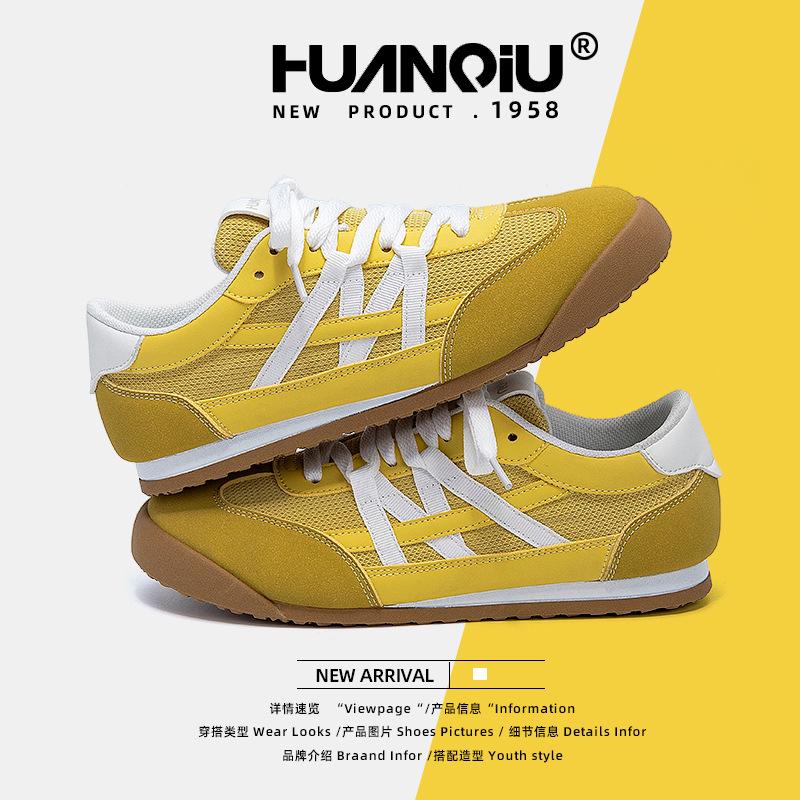 Глобальная сетчатая дышащая немецкая тренировочная обувь женская обувь ZHQ-HY1013 новая женская обувь летняя на плоской подошве универсальная повседневная обувь женская