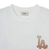 New MLB Los Angeles Dodgers T Shirt Unisex Ecru 3ATSO0143-07WHS