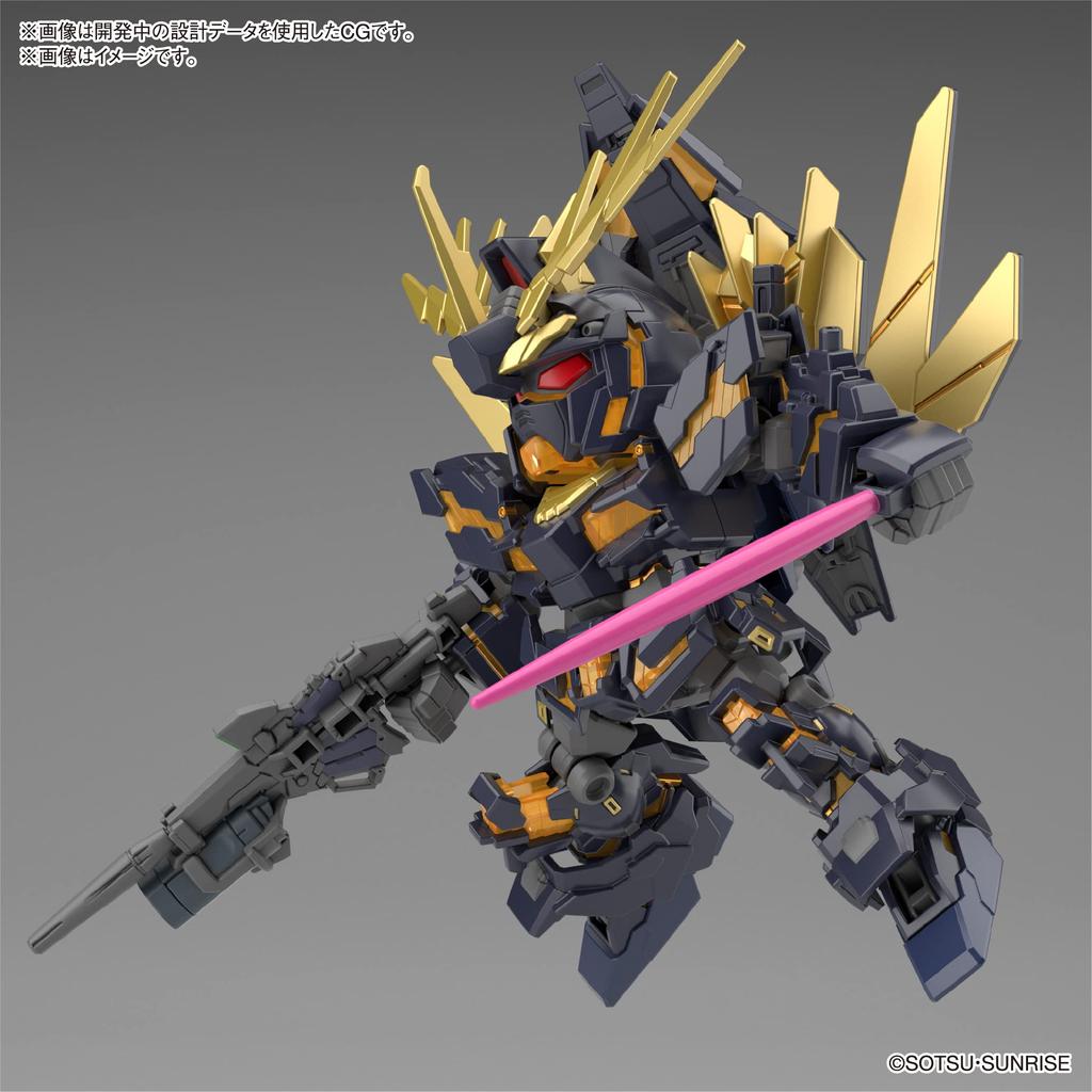 BANDAI SPIRITS SD Gundam Cross Silhouette Mobile Suit Gundam UC Unicorn Gundam Unit 02 Banshee Banshee Norn Parts Set Plastic Model (Режим уничтожения) &