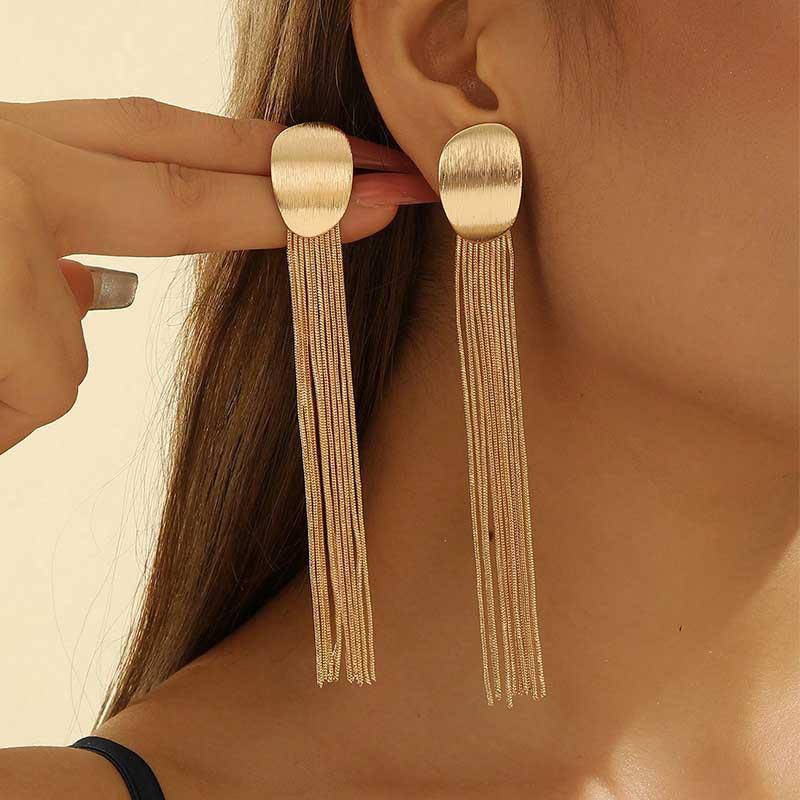 Exaggerated Jewelry, Flower Butterfly Tassel Earrings, Fashionable and Exaggerated Earrings, Light Luxury and High-end Design Accessories for Women