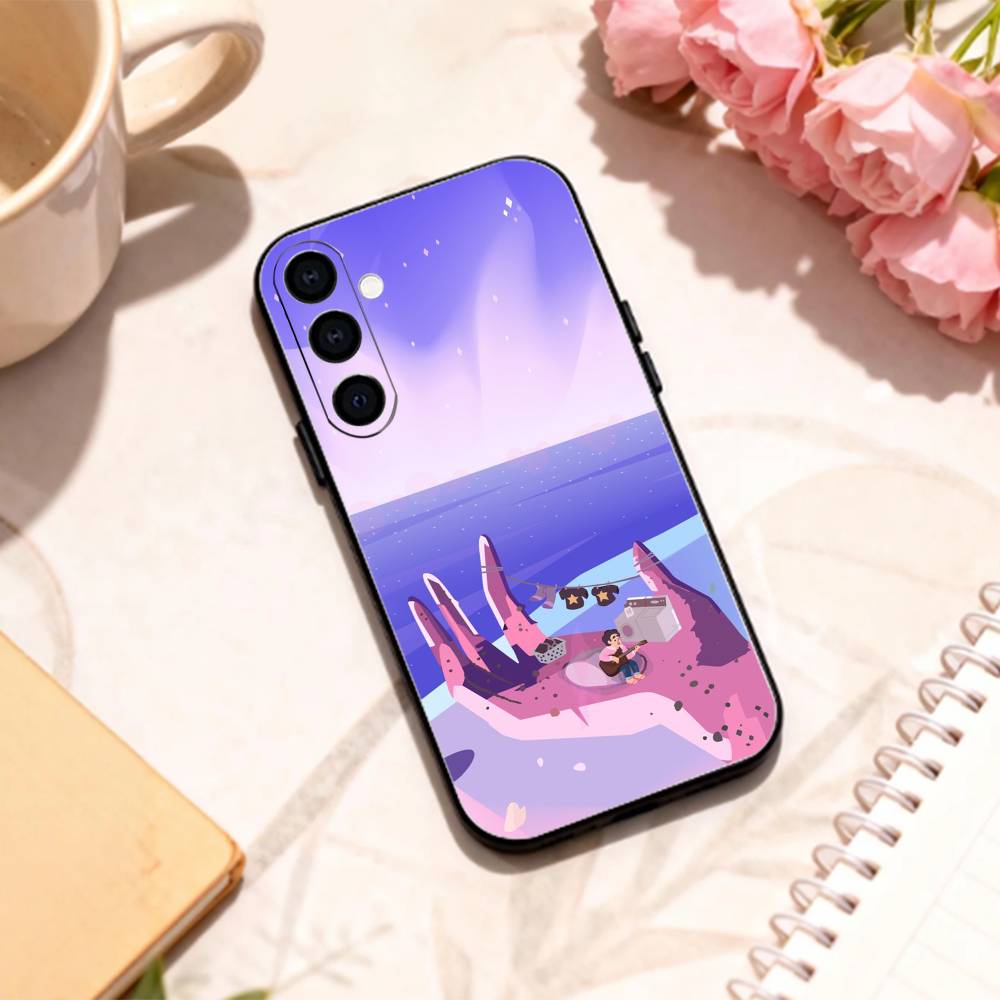 LGBTQ S-Steven U-Universe phone Case For Samsung Galaxy A73,A72,A71,A70,A53,A52,A51,Others Soft Black Shell