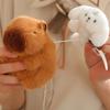 Pulling Keychain Capybara Plush Pendant Toy Mink Fabric Dog Crocodile Goose