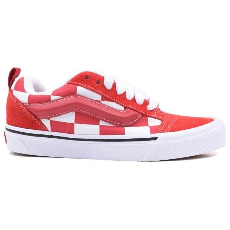 Vans Красные кроссовки унисекс Knu-Skool Mega Check VN0009QCRED