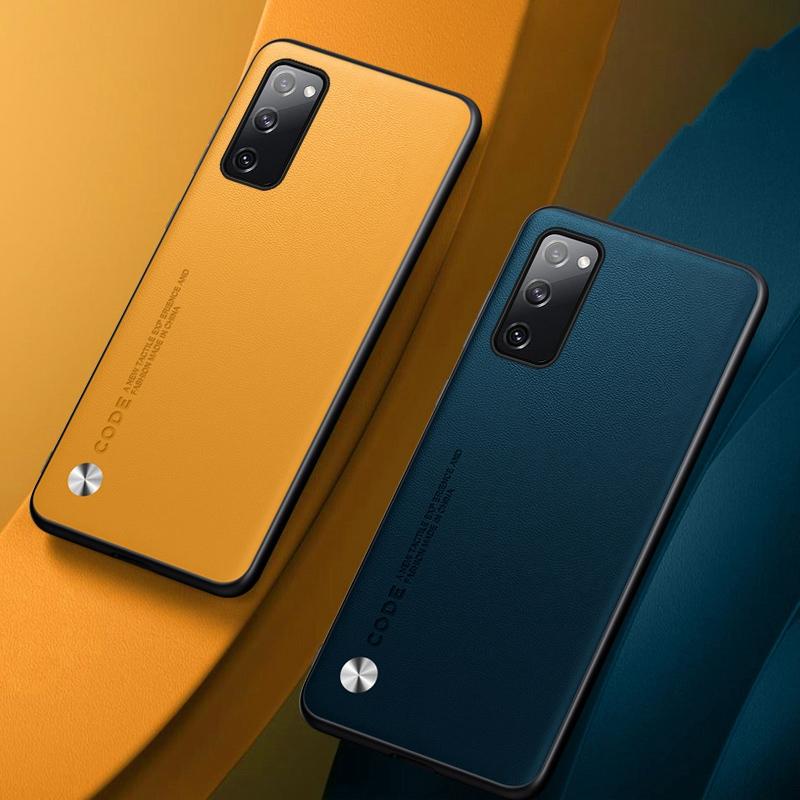 Роскошный чехол из искусственной кожи для Samsung Galaxy S20 FE S20 Plus, матовый силиконовый защитный чехол для телефона Samsung S20 Ultra Coque