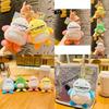 Creative Bb Monster Plush Keychain Fluffy And Fun Couple's Keyring Gift