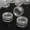 50Pc Clear Cream Jar Mini Cosmetic Bottles Containers Transparent Pot For Nail