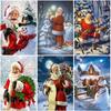 5D мультфильм Алмазная вышивка Рождество Санта-Клаус DIY полная круглая дрель алмазная живопись стразы распродажа Алмазная мозаика подарок
