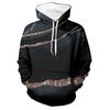 Men's Print Plush Warm Coat Fleece Sweater Casual Coat Pocket Sweater Autumn Winter Coat