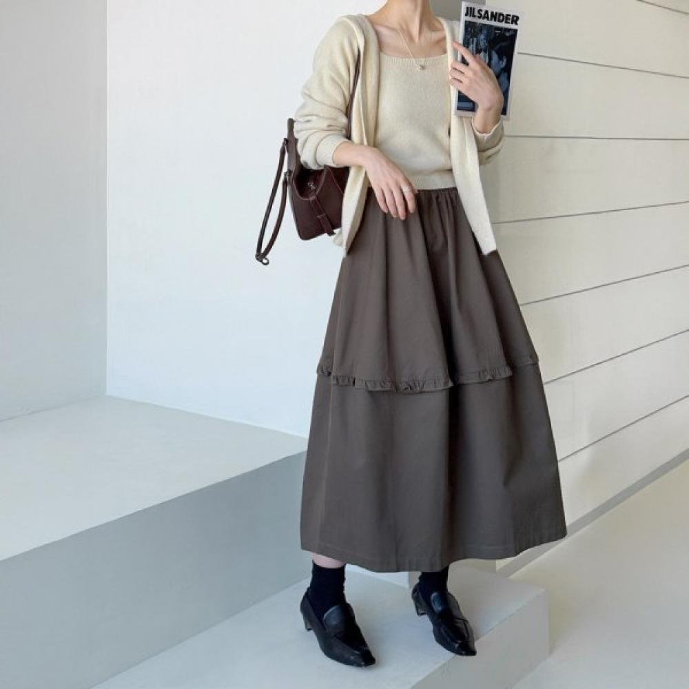 Lara Winter Frill Volume Skirt Maiac056