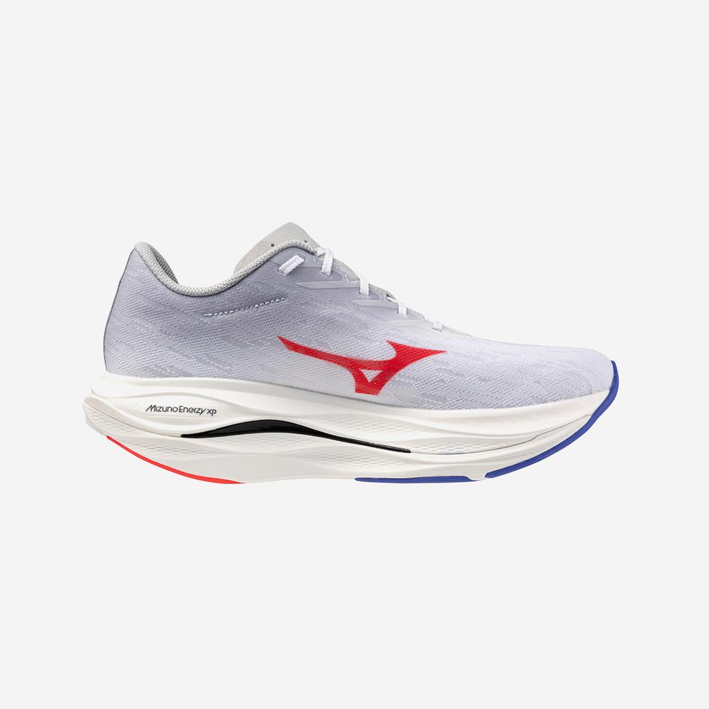 Mizuno Wave Rebellion Flash 3 [J1GC253501-Белый/Огненно-коралловый 2/Цветок ириса]