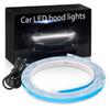 Led Car Hood Lights Strip White Red Blue Slim Car Decorative Atmosphere Lamps DRL Auto Daytime Running Lights 12V 180cm/ 70Inch