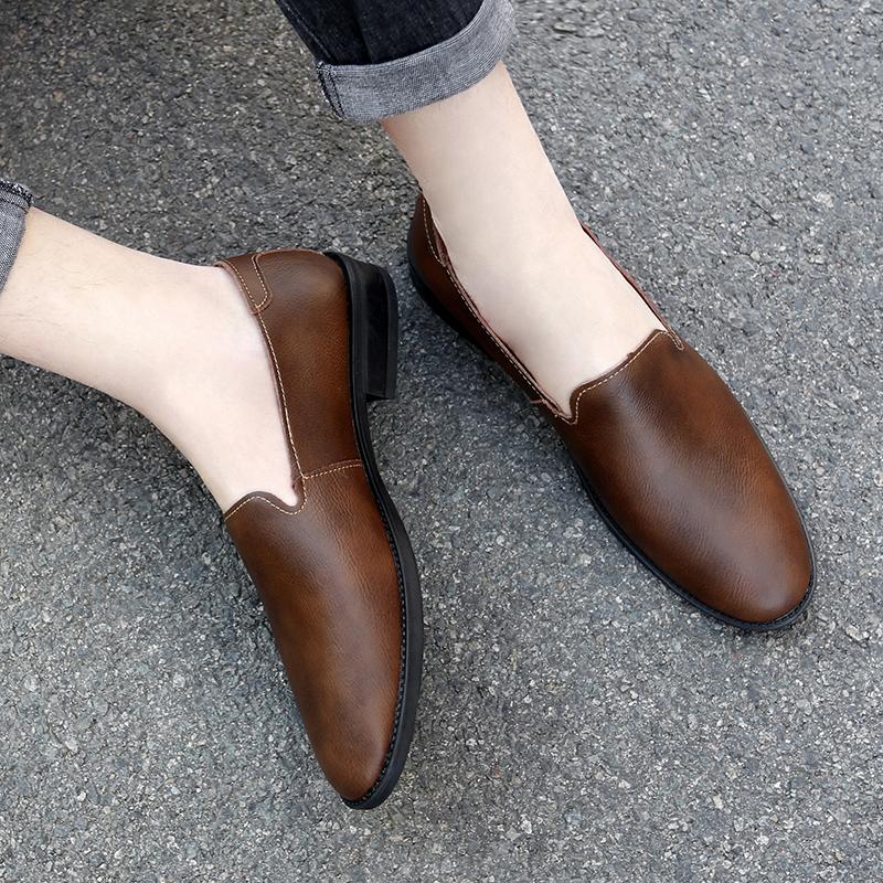 Мокасины из натуральной кожи, повседневные туфли для вождения для мужчин, легкие модные туфли на плоской подошве, дышащие, удобные мокасины для мужчин