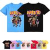 Children 's Clothing Naruto Middle School Children 'S Cartoon Print Summer Popular Short Sleeve T -Shirt Y215