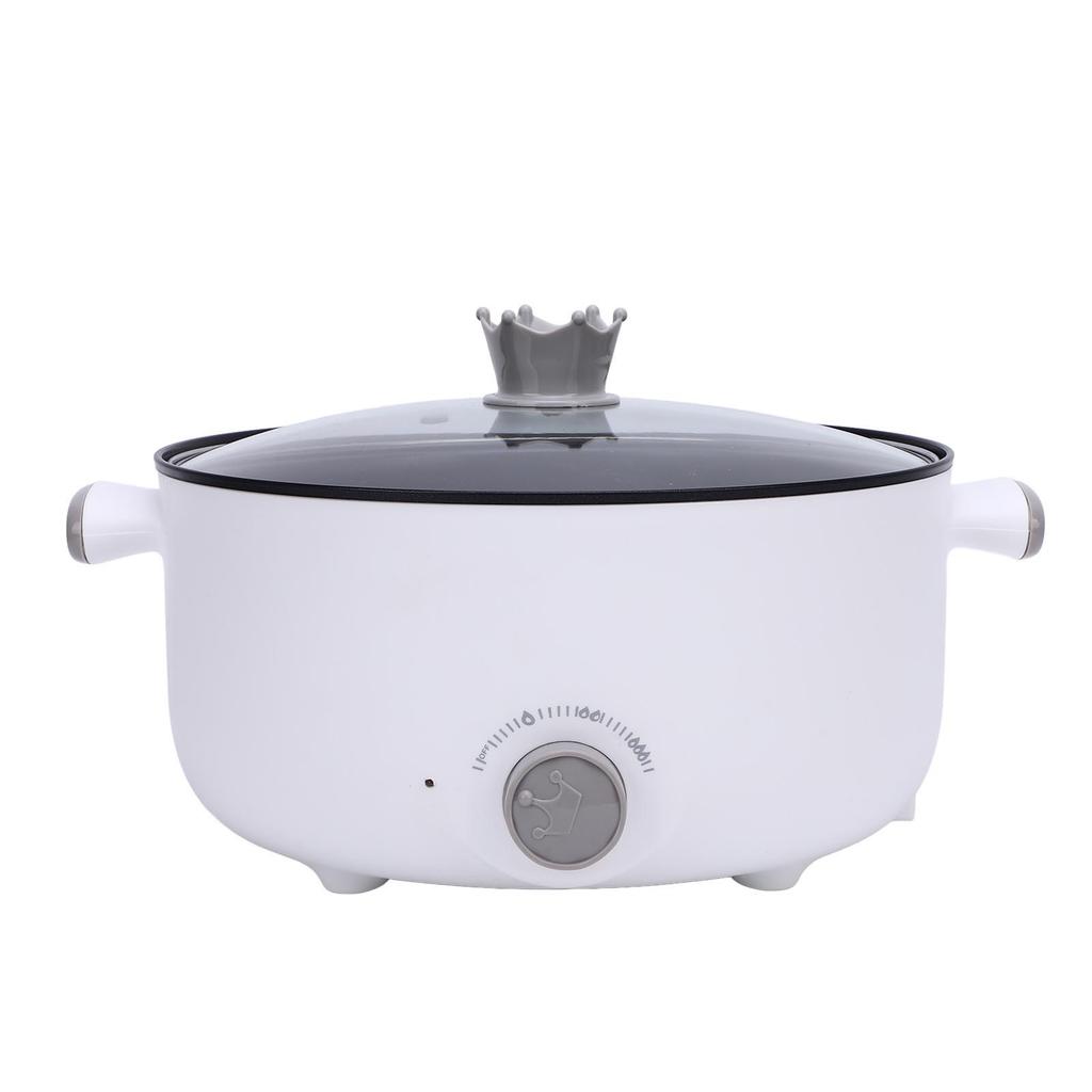Electric Pot 3.6L Large Capacity 3 Layer Anti Scald Anti Stick Multifunctional Electric Cooker with