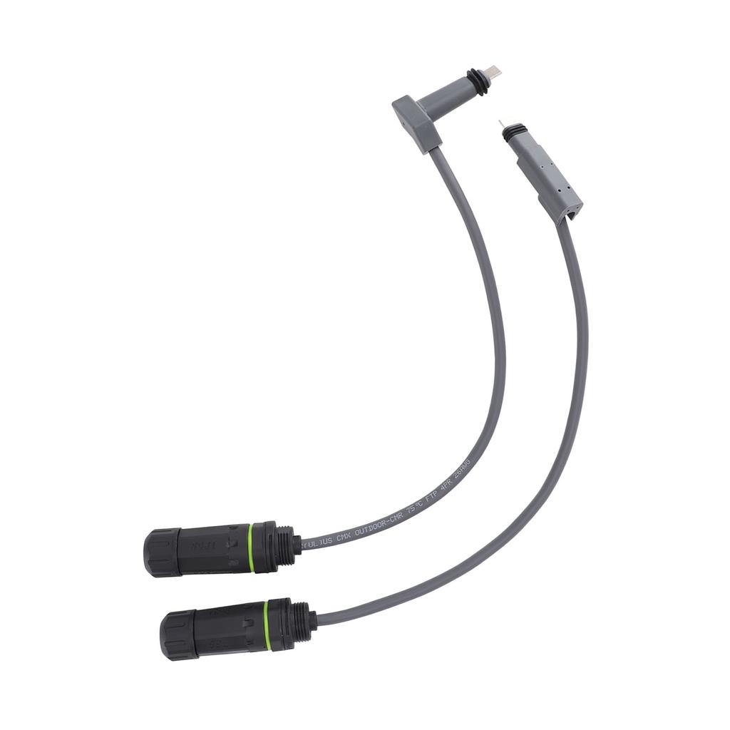 2PCS SPX Plug to RJ45 Adapter 1200Mbps IP68 Waterproof Ethernet Cable Connector for Dishy and Router Satellite