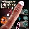 Big Dildo Vibrator Electric Heating Remote Control Huge Penis G Spot Sex Toys for Women USB Chargeable Wireless Thrusting Dildo