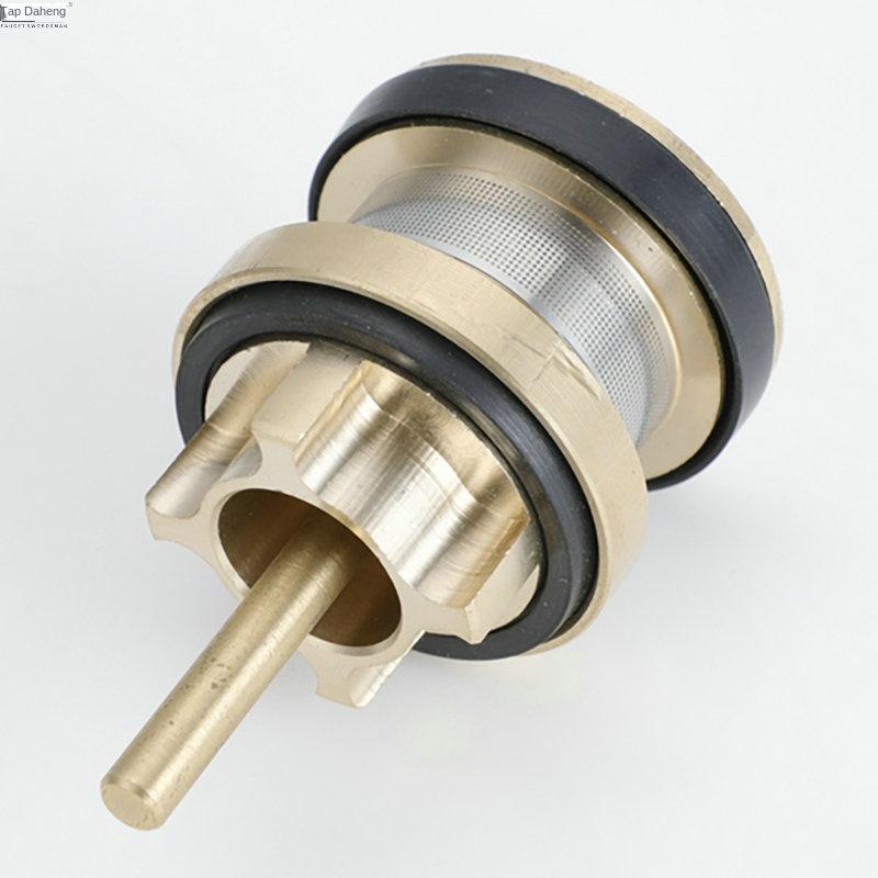 Modern Design Brass Chrome Flush Valve Accessories Pedal Hand Press Core Adapt Big-Name CF9805/CF9806 Bathroom Flush Valve