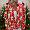 Women'S Christmas Sweater Cute Fun Christmas Sweater Fall And Winter Long Sleeve Knitted Sweater