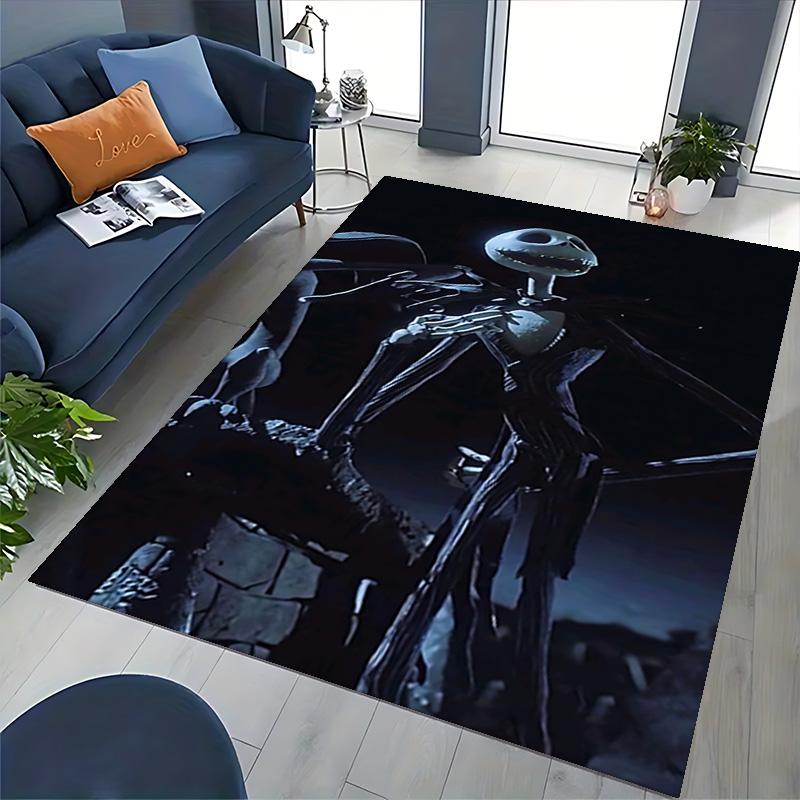 1pc Nightmare Before Christmas Carpet for Playroom Bedroom Living Room Sofa Home Decor,Game Area Rug Non-slip Floor Mat. D7280121