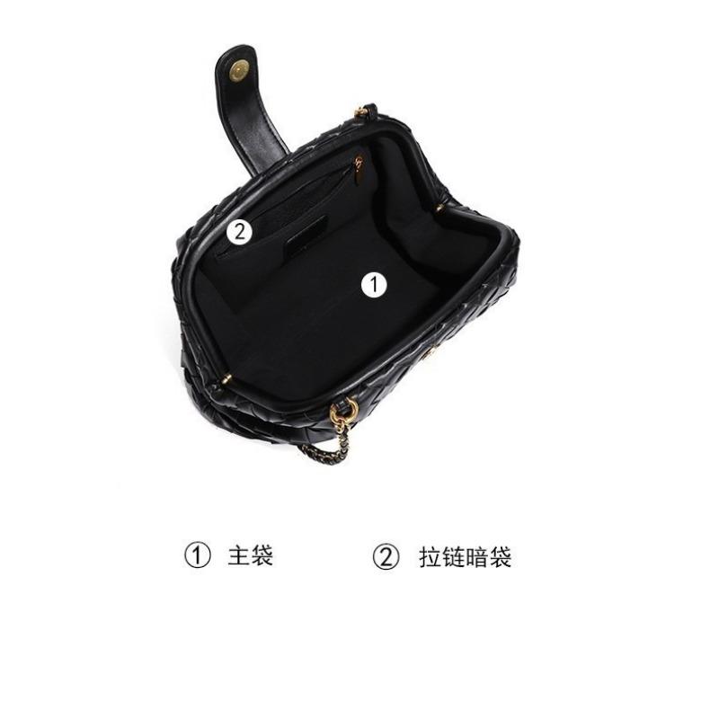 Винтажная классическая сумка-клатч на цепочке, плетеная сумка из коровьей кожи, сумка-облако, подмышечная, на плечо, вечерняя, ручная, сумка-ракушка