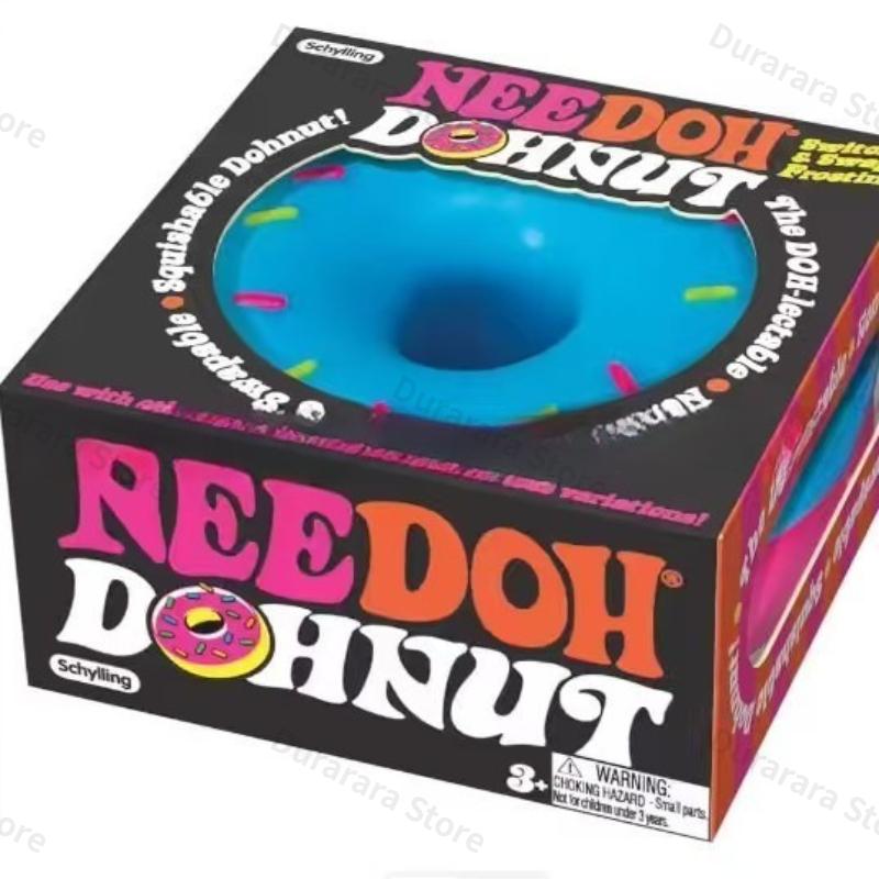 NeeDoh Dippin Dazzler Яйцо-пончик розыгрыш игрушка для снятия стресса мягкий клей виниловая сжимаемая игрушка медленно восстанавливающая форма для сжимания релаксация