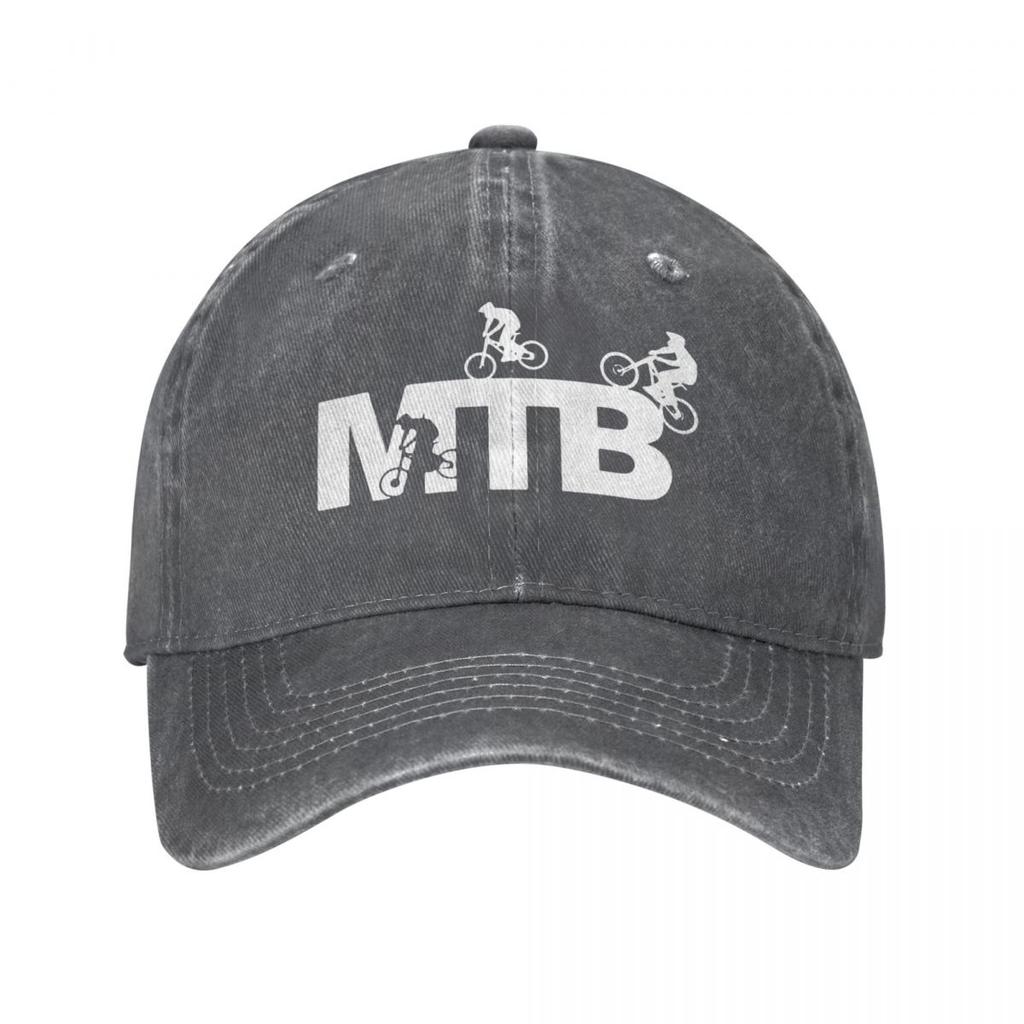 2022 New Spring Autumn Women Unisex MTB Cycling Logo Baseball Cap Funny Mountain Biker Bike Hip Hop Sun Hat Sport Denim Casquette
