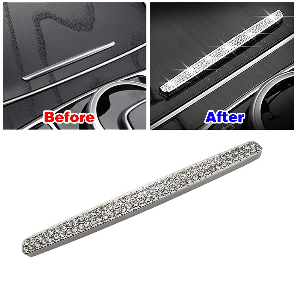 Для Mercedes Benz GLC 253 2015-2019 Центральная консоль держатель стакана воды крышка кнопки переключатель отделка кристалл алмаз наклейка