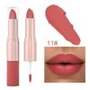 12-color Matte Velvet Lip Gloss Waterproof and Long-lasting Liquid Lipstick Non-stick To Cups Lip Color Pigment Cosmetic Lipstick and Lip Gloss In One