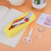Large Capacity Pen Bag Simple Cosmetic Bag Portable Silicone Pencil Case