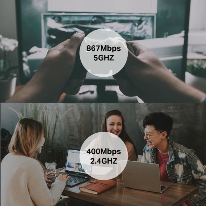 Мощный Wi-Fi-ключ TP-Link AC1300 Мбит/с, USB-адаптер Wi-Fi, ключ Wi-Fi, USB 3.0, MU-MIMO, Archer T3U