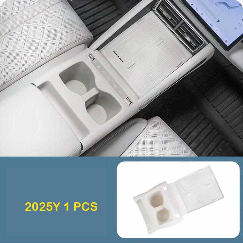 Для BYD Yuan Pro Yuan UP EV 2025 2024 Автомобильный силиконовый беспроводной зарядный противоскользящий коврик Центральная консоль Подстаканник Контейнер Автоаксессуары