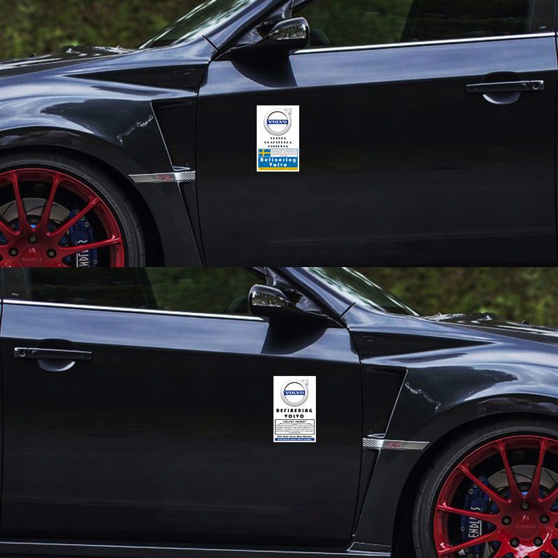 JDM Car Window Static Cling Sticker Waterproof Windshield Side Window Decal for Volvo XC60 XC90 S60 S90 XC40 Auto Accessories