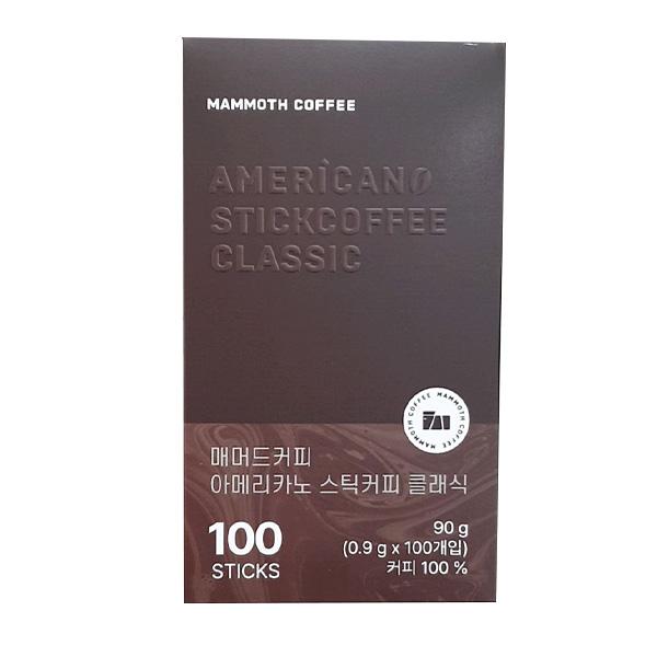 Кофе Мамонт Americano Кофе в стиках Классический 0,9 г x 100 шт.