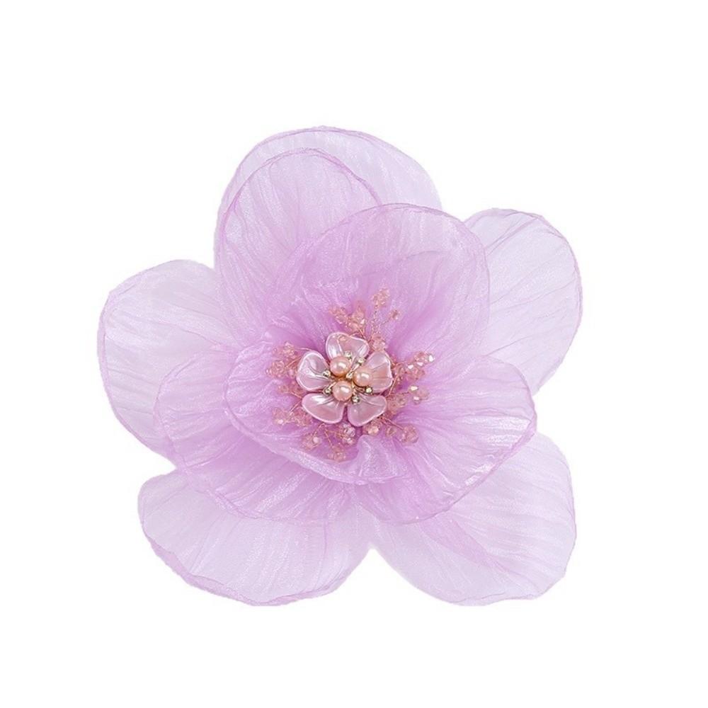 Multi-colored Flower Brooches Pins Wedding Party Jewelry Yarn Flower Brooch Women