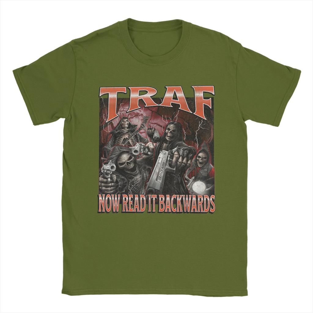 TRAF Now Read That Backwards Funny Hard Skeleton Meme T Shirt For Unisex Summer TShirts O Neck Tee Shirt Oversized Clothing