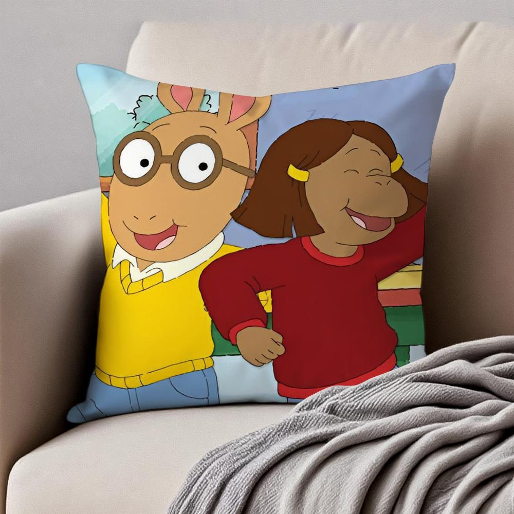 Pop American Singer AArthur Cushion Cover Pillowcase Antidustmite Invisible Zipper Short Plush Sofa Cushion