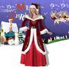 M-6XL Plus Size Couple Christmas Costumes: Men's and Women's Santa Claus Designs