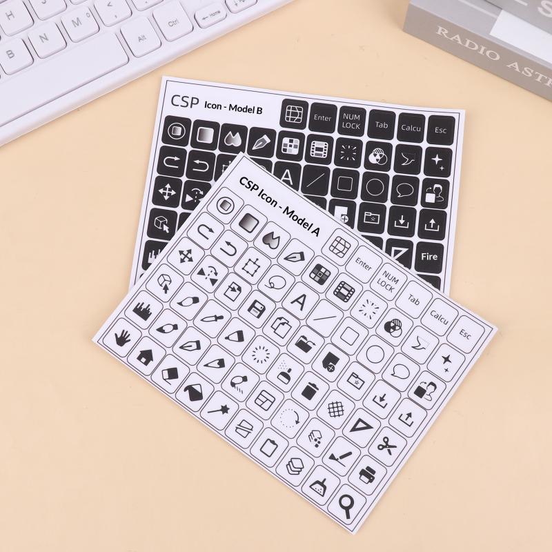 Csp Paint Значок Быстрого Доступа Наклейка на Клавиатуру Clip Studio Paint Стикер на Клавиатуру Планшета Значок Быстрого Доступа Paint Стикер на Клавиатуру