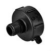For Garden Hose Drain Adapter Adapter Home Industry 1 Pcs HDPE Material