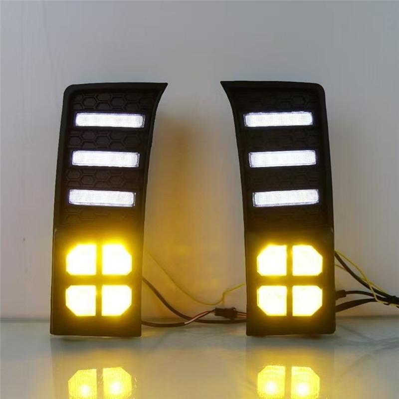 LED Front Daytime Running Light For Toyota Sequential Turn Signal Light