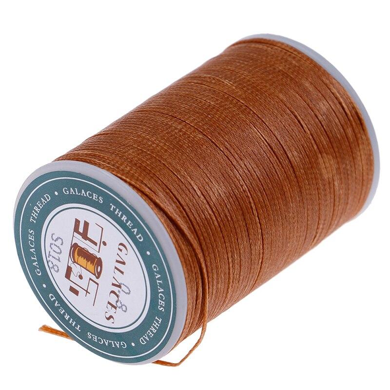 90 метров разноцветная швейная нить, полиэстеровый шнур, вощеная нить, кожа 0,8 мм для инструмента «сделай сам», нить для ручного шитья