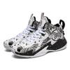 Новые высокие баскетбольные кроссовки мужские кожаные детские средние и маленькие кроссовки для цементного пола для использования в помещении и на улице настоящие беговые кроссовки