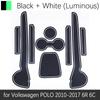Резиновый противоскользящий коврик для VW Volkswagen POLO 6R 6C 2010 ~ 2017 MK5, резиновый противоскользящий коврик, дверная канавка, подставка под чашку, подставка для автомобилей, аксессуары 2011 2012 2013