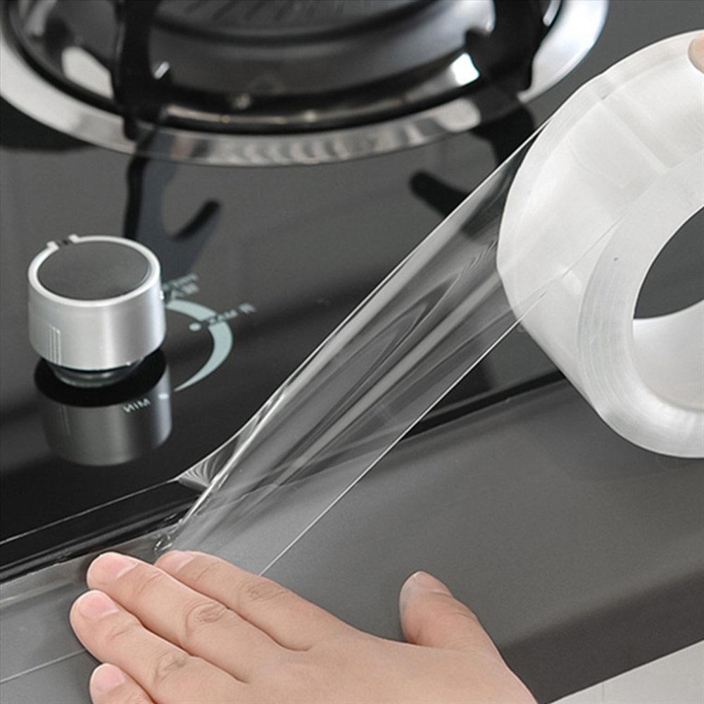 Новый двухсторонний скотч Nano Tracsless, прозрачный, многоразовый, прочный, водонепроницаемый, устойчивый к воздействию тепла, очищаемый, специальный для автомобилей