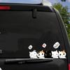JT38# Cute Cartoon Cat Sticker On The Car Vinyl Decal Waterproof Decoration Car Stickers