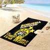 Пляжное полотенце с принтом BVB и индивидуальным именем, большое, мягкое, быстросохнущее, для пляжа, кемпинга, плавания -HE196
