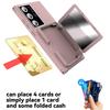 Подходит для чехла для мобильного телефона Samsung S24 Ultra Новый противоударный защитный чехол S24 Чехол-картхолдер Зеркальный чехол S24plus